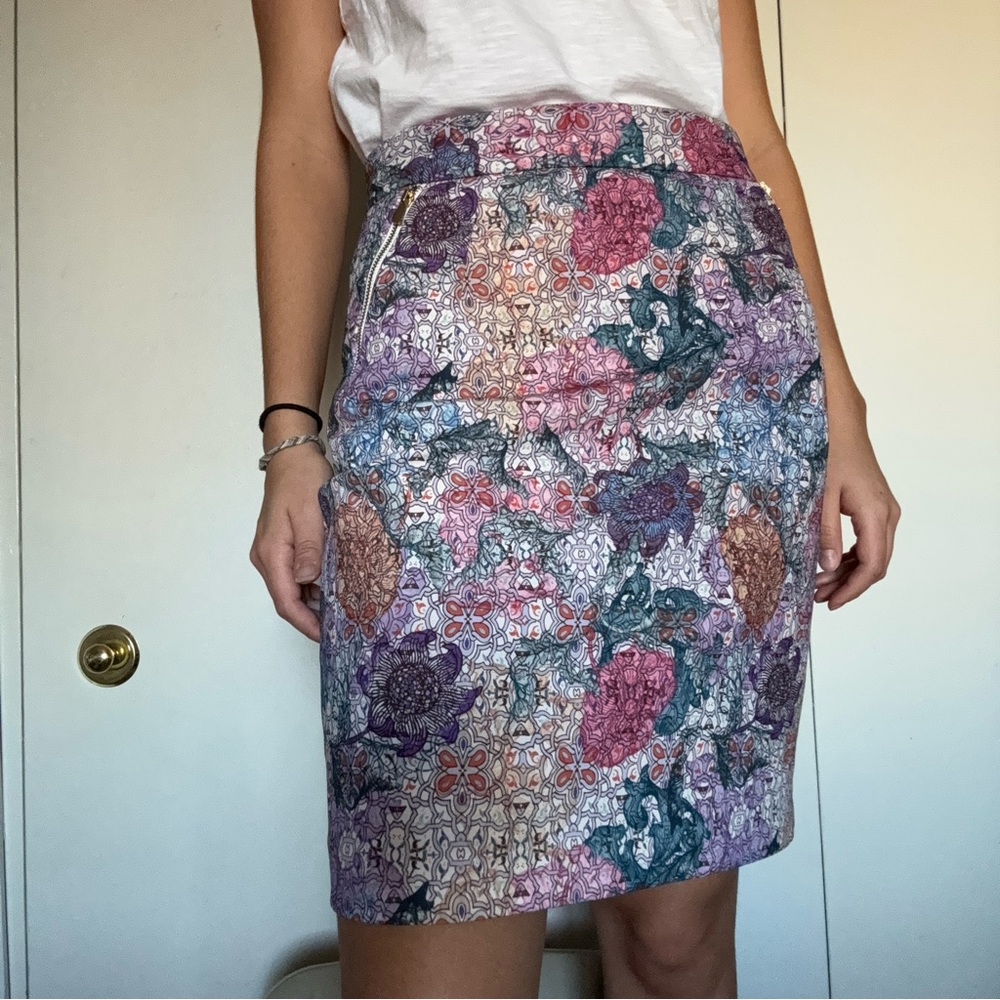 Colorful Patterned Skirt